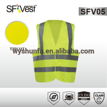 Chaleco reflectante de la chaqueta de la protección de la ropa hi vis el chaleco de la construcción de la ropa conforme a EN ISO 20471